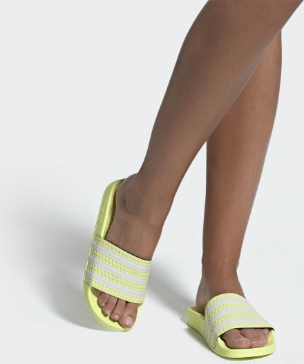 adilette yellow slides