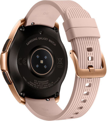 Samsung Galaxy Watch Aluminium 42mm Waterproof with Heart Rate Monitor (Pink)