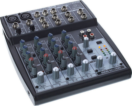 Behringer Xenyx-802 Αναλογική Κονσόλα 8 Καναλιών με Phantom Power & 2 Εισόδους XLR