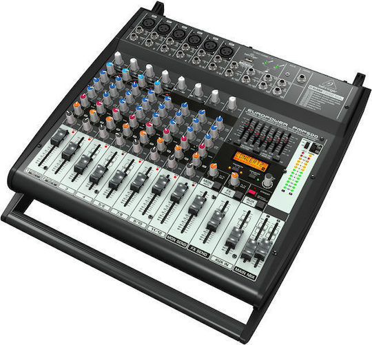 Behringer PMP500 E006735 Αυτοενισχυόμενη Αναλογική Κονσόλα 12 Καναλιών με Phantom Power & 6 Εισόδους XLR