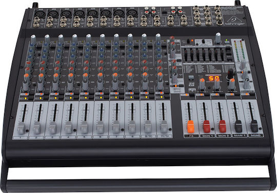 Behringer PMP4000 Αυτοενισχυόμενη Αναλογική Κονσόλα 16 Καναλιών με Phantom Power & 8 Εισόδους XLR