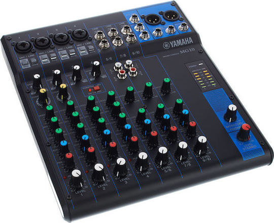Yamaha MG-10 H020.00084 Consolă Analogică 10 Canale cu Putere fantomă & 4 Intrări XLR