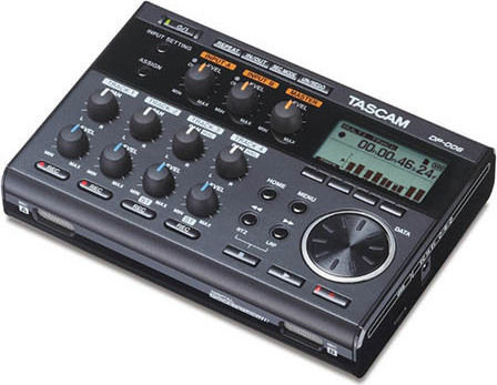 Tascam DP-006 Polyphonic Digital Portable Recorder Battery/Power for Recording on Memory Card with Recording Duration 8 Hours