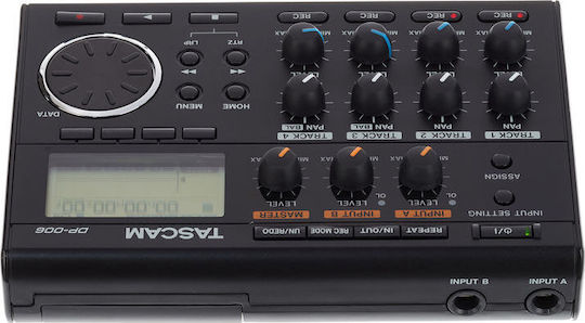 Tascam DP-006 Polyphonic Digital Portable Recorder Battery/Power for Recording on Memory Card with Recording Duration 8 Hours