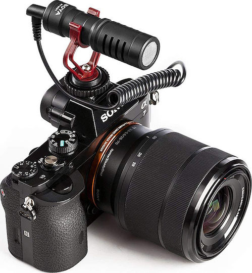 Boya BY-MM1 Electret Μικρόφωνο Shock Mounted Δημοσιογραφικό