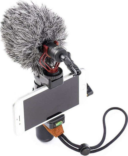 Boya BY-MM1 Electret Μικρόφωνο Shock Mounted Δημοσιογραφικό