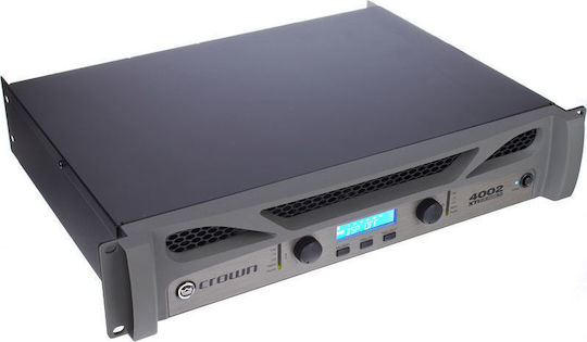 Crown Audio Xti 4002 Τελικός Ενισχυτής PA 2 Καναλιών 1200W/4Ω 650W/8Ω και Σύνδεση USB