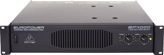 Behringer EP4000 PA Power Amplifier 2 Channels 950W/4Ω 550W/8Ω Black