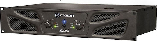 Crown Audio XLI-800 PA Power Amplifier 2 Channels 300W/4Ω 200W/8Ω Black