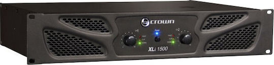 Crown Audio XLi 1500 PA Power Amplifier 2 Channels 450W/4Ω 330W/8Ω Black