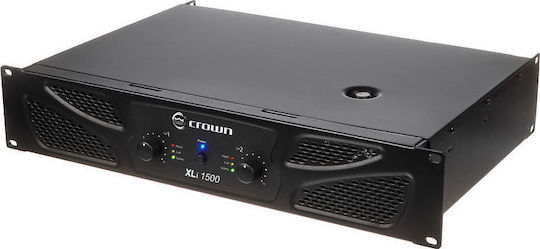Crown Audio XLi 1500 PA Power Amplifier 2 Channels 450W/4Ω 330W/8Ω Black
