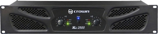 Crown Audio XLi 2500 PA Power Amplifier 2 Channels 750W/4Ω 500W/8Ω Black