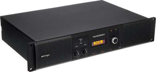 Behringer NX6000D Τελικός Ενισχυτής PA 2 Καναλιών 3000W/4Ω 1600W/8Ω