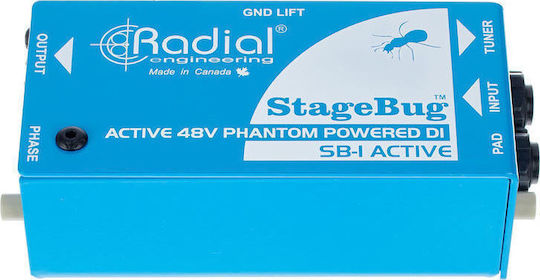 Radial SB-1 Active 1 Channel DI Box with Phantom Power
