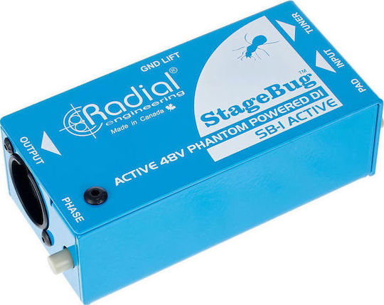 Radial SB-1 Active 1 Channel DI Box with Phantom Power