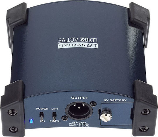 LD Systems LDI02 Активен DI Box 1 Канал с Battery и Фантомно захранване