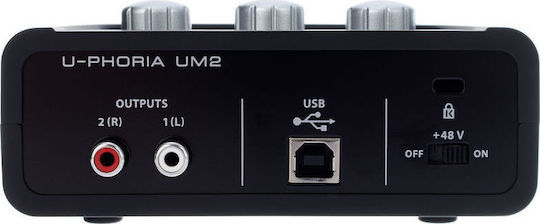Behringer U-Phoria Studio Εξωτερική Επαγγελματική Κάρτα Ήχου με Σύνδεση USB