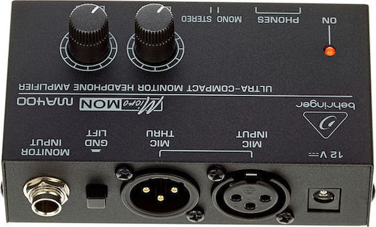 Behringer MA400 MA400 Tragbar Analog Kopfhörerverstärker Einkanalig mit Jack 3.5mm/6.3mm