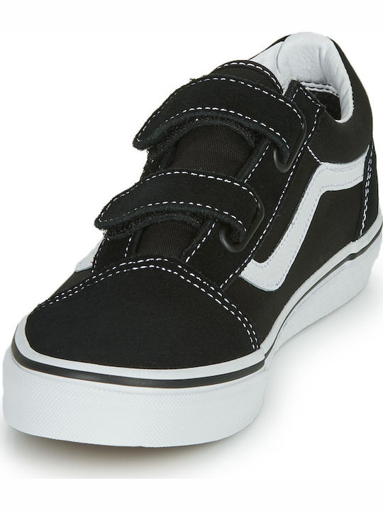 OLD SKOOL V Παιδικά Sneakers με Σκρατς Μαύρα