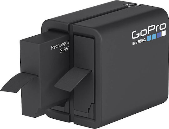 GoPro Dual Battery Charger + Battery for HERO6 Black / HERO5 Black