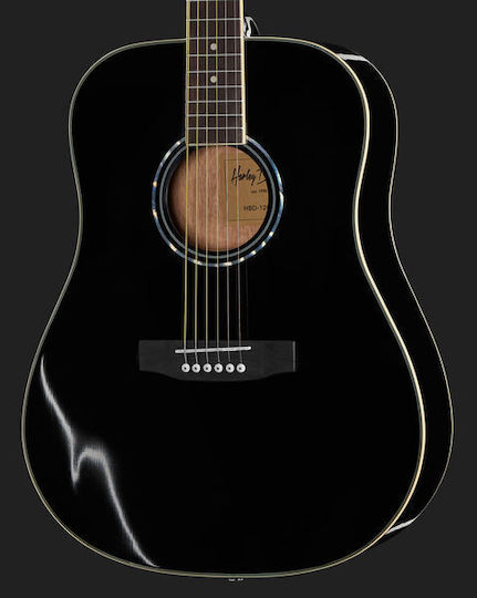 Harley Benton Ακουστική Κιθάρα Black