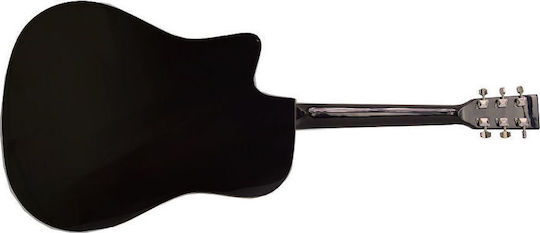 Jacky Jackson Ηλεκτροακουστική Κιθάρα 801 CTV Black Cutaway Black