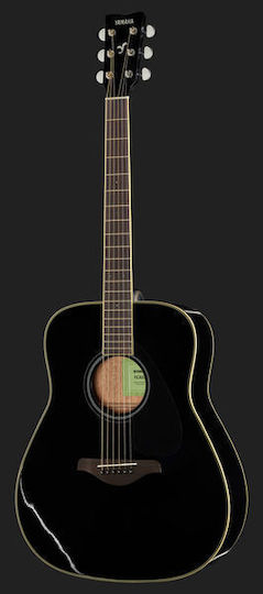 Yamaha Акустика Китара FG820 Отрязана Черно