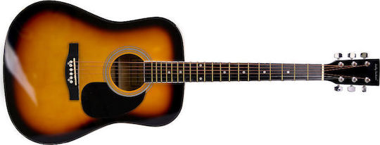 Jacky Jackson Acustică Chitară 801SB Sunburst