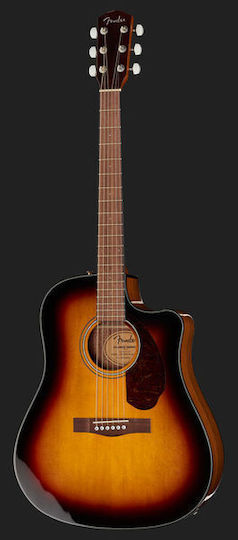 Fender Semi-Acoustic Guitar CD-140 SCE Cutaway Sunburst