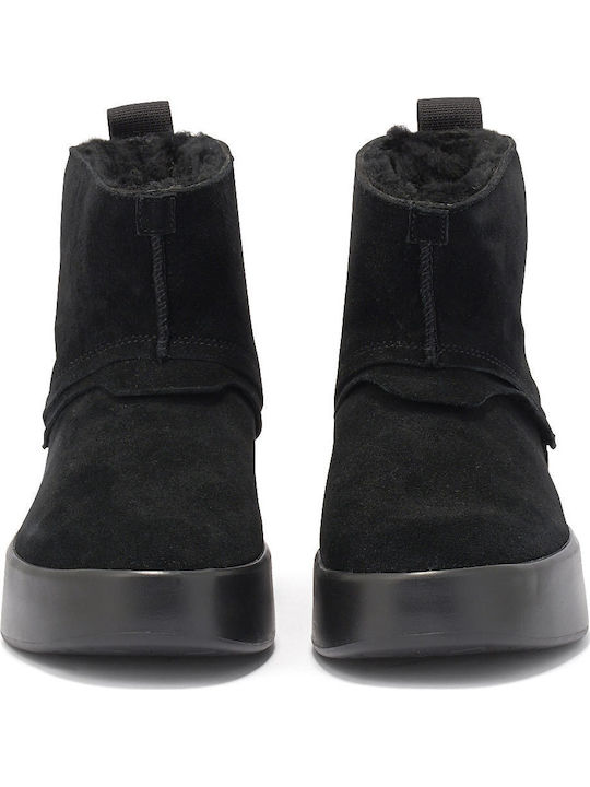 Classic Boom Suede Γυναικεία Μποτάκια Μαύρα