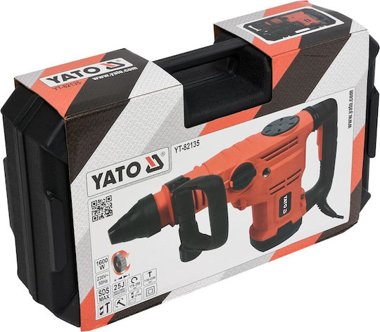 Yato YT-82135 Impact Demolition Hammer Electric 1600W with Chuck SDS Max YT-82135