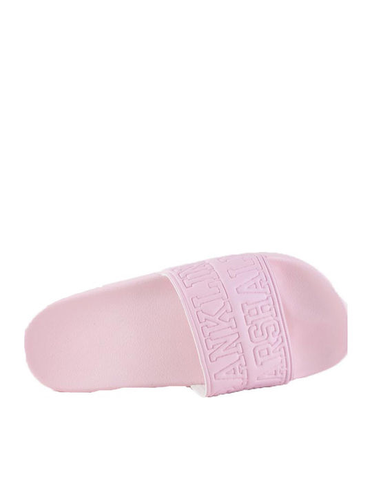 Slides in Rosa Farbe