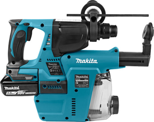 Makita DHR242RTJW Impact Demolition Hammer Battery Brushless 18V 2x5Ah with Chuck SDS Plus DHR242RTJW