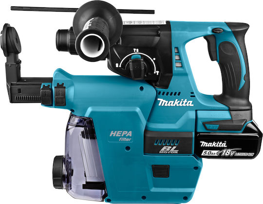 Makita DHR242RTJW Impact Demolition Hammer Battery Brushless 18V 2x5Ah with Chuck SDS Plus DHR242RTJW