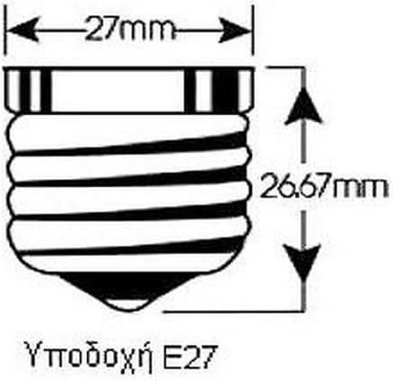 V-TAC VT-246 LED Bulb 5.5W for Socket E27 and Shape G45 Warm White 470lm