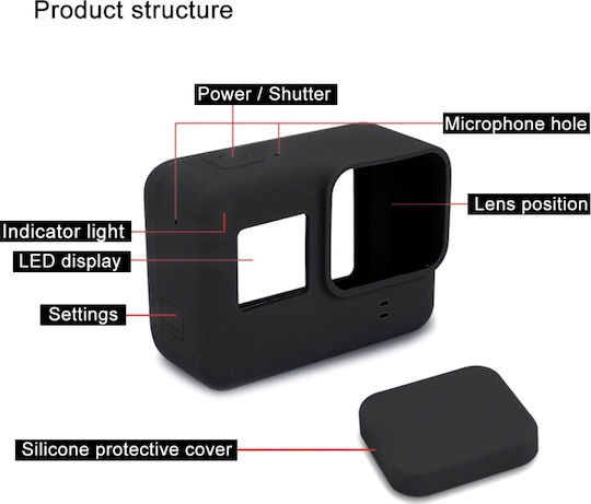 Puluz PU428B Θήκη Προστασίας για GoPro Hero 8