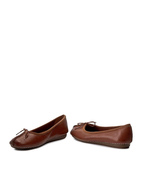Leather Ballerinas Freckle Ice Tabac Brown
