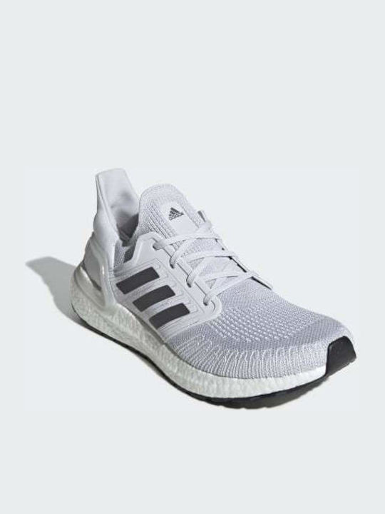 Adidas Ultraboost 20 Ανδρικά Αθλητικά Παπούτσια Running Dash Grey / Grey Five / Solar Red