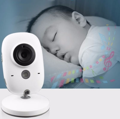 Wireless Baby Monitor with Camera & Screen 3.2" , Two-way Communication & Lullabies