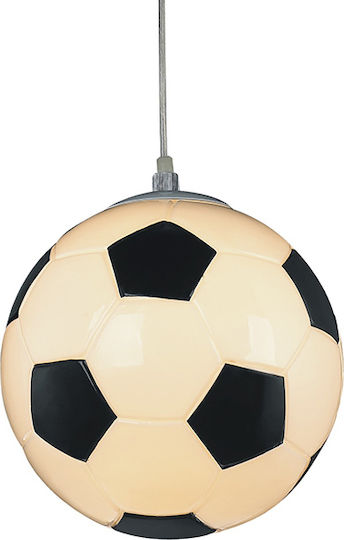 Aca Ball Einfaches Licht Kinderdeckenleuchte Deckenleuchte 40W mit Fassung E27 Weiß 25x25cm