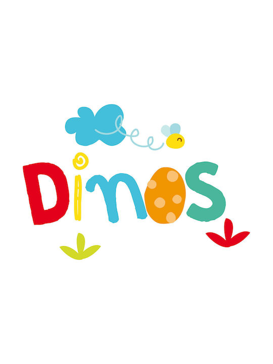 Ango Kids Plastic Single Ceiling Light E27 Dinos Multicolour 23W 23cm