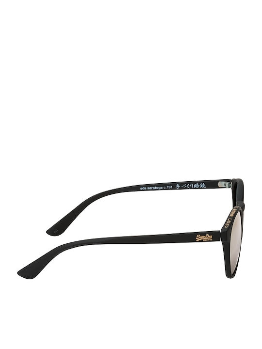Superdry Saratoga Sunglasses Μαύρα with Acetate Frame & Pink Lens Superdry Saratoga Sunglasses Μαύρα with Acetate Frame & Pink Lens