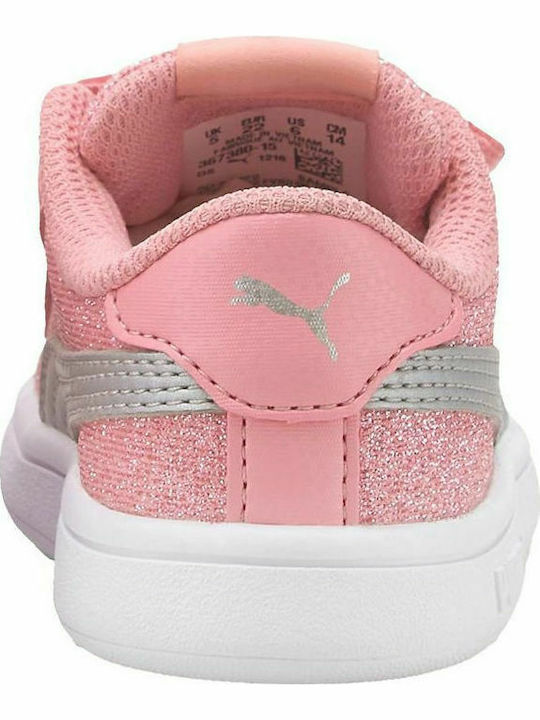 Smash Glitz Glam Παιδικά Sneakers με Σκρατς Ροζ