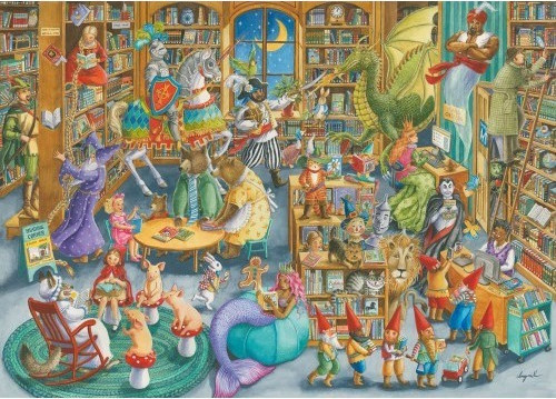 Μεσάνυχτα στη Βιβλιοθήκη 1000pcs (16455) Ravensburger