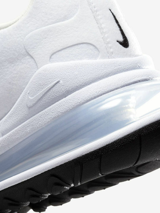 Air Max 270 React Women's Sneakers White / Black / Metallic Silver