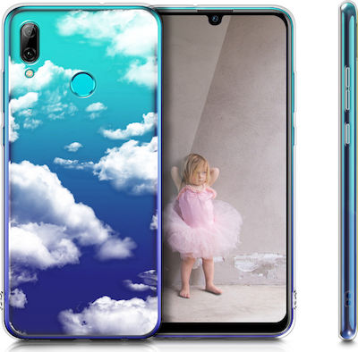 KWmobile Bunch of Clouds Silicone Back Cover Transparent (Huawei P Smart 2019)