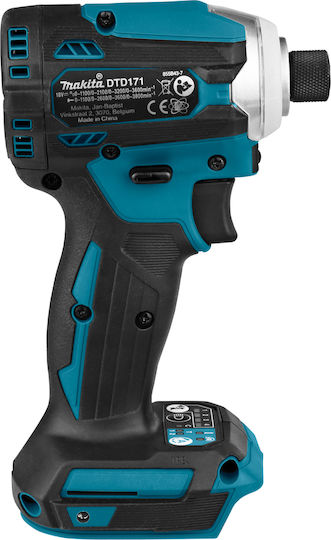 Makita DTD171ZJ Impact Screwdriver Battery Solo Brushless 18V DTD171ZJ