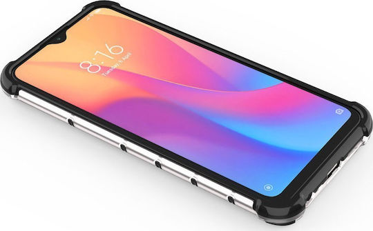 Hurtel Honeycomb Back Cover Σιλικόνης Διάφανο (Redmi 8A)