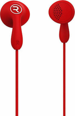 Remax RM-301 Earbuds Freihändig Kopfhörer mit Stecker 3.5mm Rot