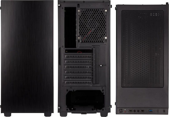 Kolink Stronghold Gaming Midi Tower Κουτί Υπολογιστή με Πλαϊνό Παράθυρο Μαύρο